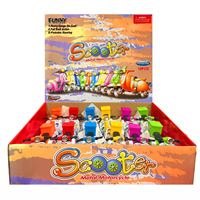 KZL SÜRTMELİ SCOOTER FY361A-12D VESPA MOTOSİKLET METAL 6 RENK 12 Lİ 3+ 1