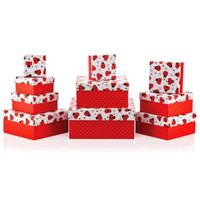 GIPTA HEDİYE KUTUSU BX1187 KARE TİLDA UĞURBÖCEĞİ 10 LU 1