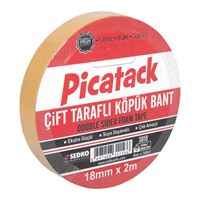 PİCATACK ÇİFT TARAFLI KÖPÜK BANT 18x2 KQ011 3010 1