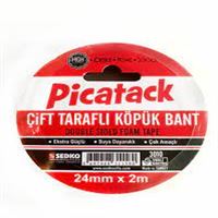 PİCATACK ÇİFT TARAFLI KÖPÜK BANT 24x2 KQ012 3010 1