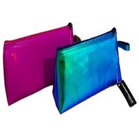 TREE GOLD KALEM ÇANTASI ÜÇGEN HOLOGRAM SUNİ DERİ KL-018 1
