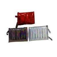 TREE GOLD KALEM ÇANTASI ÜÇGEN LAZER HOLOGRAM SUNİ DERİ KL-019 1