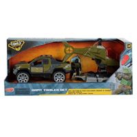 MOLMO FORCE MATEZ ARMY TRAİLER SET ML-485 ASKERLİ HELİKOPTER ÇEKİCİ 3+ 2