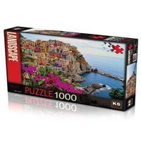 KS GAMES YAPBOZ 11309 VİLLAGE OF MANAROLA CİNGUE TERRE İTALY 1000 PARÇA 1