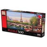 KS GAMES PUZZLE 11378 SEİNERİVER PARİS 500 PARÇA 1