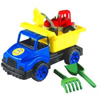 KETSAN EMOJİLİ KEPÇELİ KAMYON KS-791 4 PARÇA 3+ 1