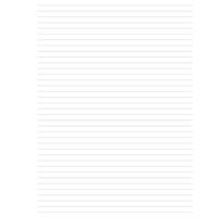 MCOLOR PARŞÖMEN KAĞIDI A4 BEYAZ ÇİZGİLİ 40 LI 1