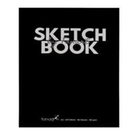 FANART ESKİZ DEFTERİ A5 DİKİŞLİ SİYAH KRAFT KAPAK 80 GR 96 YP 8692 1