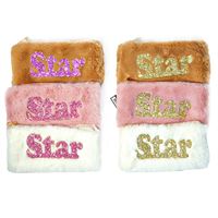 DOLPHİN KALEM ÇANTASI PC-581 PELÜŞ STAR - LOVE BASKI TEK BÖLMELİ 2