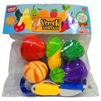 BİRLİK KESİLEBİLEN MEYVE SEBZE URT007-PVC2B-2A 14 PARÇA 3+ 1