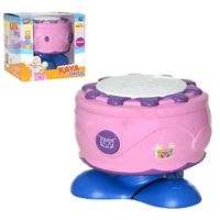 BİRLİK 360 ROTATİNG DRUM URT009-02 DAVUL PEMBE IŞIKLI SESLİ PİLLİ 3+ 1