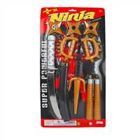 BİRLİK BÜYÜK NİNJA SETİ HJ6991 9 PARÇA KARTELA 3+ 1