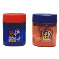 SONİC KALEMTIRAŞ PLASTİK OVAL ÇİFT BÖLMELİ 36 LI 593433 1