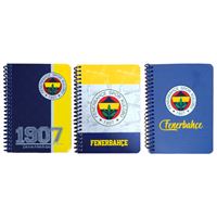 FENERBAHÇE NOT DEFTERİ A6 SPİRALLİ KARTON KAPAK 72 YP ÇİZGİLİ 36 LI 591709 1