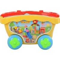 CC BLOK TOPLAYICI ÇEK ÇEK ARABA 222-S41 BLOCKS PLAY AND LEARN 38 PARÇA 3+ 5