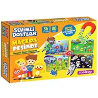 SAMATLI 83914 SEVİMLİ DOSTLAR MACERA PEŞİNDE 80 PARÇA 3+ 2