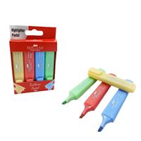 TRİX FOSFORLU KALEM T-883 PASTEL RENK 4 LÜ 1