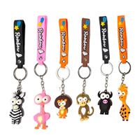 İBİŞ ANAHTARLIK 1041 HAYVAN FİGÜRLÜ 50 Lİ 1