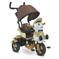 BABYHOPE İTMELİ BİSİKLET 012570 YUPİ LÜKS 3 TEKER KAHVE 1