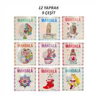 MANDALA BOYAMA KİTABI VE STANDI YETİŞKİNLER İÇİN 270 Lİ 2