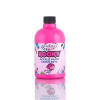 CADENCE KOOKY AKRİLİK BOYA 500 ML FOSFORLU PEMBE K-9630 1
