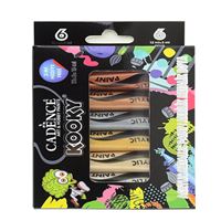 CADENCE KOOKY AKRİLİK BOYA 15 ML 6 RENK METALİK 1