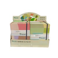 TNOTE NOT DEFTERİ SERT KAPAK 13x21 80 YP LASTİKLİ KARELİ-ÇİZGİLİ-DÜZ 12 Lİ 132101 1