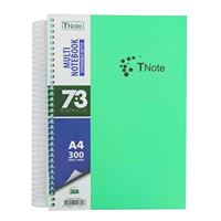 TNOTE AYRAÇLI DEFTER A4 7+3 PP KAPAK SPİRALLİ 300 YP TN-73300 1