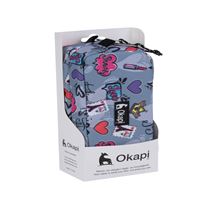 OKAPİ KALEM ÇANTASI OKP-108 DESENLİ ÇİFT BÖLMELİ 1