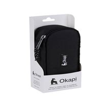 OKAPİ KALEM ÇANTASI OKP-121 OVAL SİYAH TEK BÖLMELİ 2
