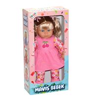 HALLEY MAVİŞ BEBEK 78683 BEZ 42 CM 1