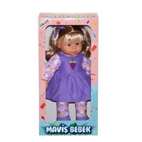 HALLEY MAVİŞ BEBEK 78683 BEZ 42 CM 2