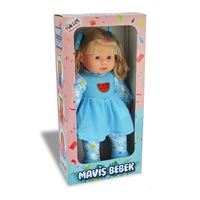 HALLEY MAVİŞ BEBEK 78683 BEZ 42 CM 5