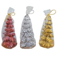 NUR MUM X-758 YILBAŞI ÇAM AĞACI 7 KATLI ALTIN - GÜMÜŞ - KIRMIZI 12 Lİ 1