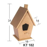 MAGİC ART AHŞAP KUŞ EVİ BÜYÜK KT 182 1