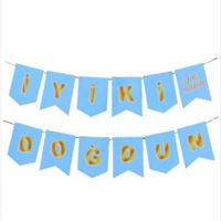 UZAY SÜS KAĞIT BANNER FLAMA İYİKİ DOĞDUN 1