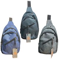 LEGAN OMUZ ÇANTASI 8052 KETEN BODYBAG ÜÇ RENK 27X20X4 ÜÇ BÖLMELİ 1