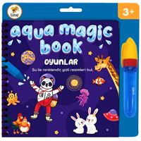 LİNO AQUA MAGİC BOOK SİHİRLİ BOYAMA KİTABI TFL-1002 OYUNLAR 3+ 1