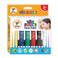 LİNO YÜZ BOYASI KALEM TİPİ 6 RENK LN-901 1