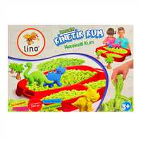 LİNO KİNETİK KUM SETİ DİNAZORLAR 350 GR KUM + 6 KALIP LN-553 1
