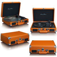 LENCO CLASSİC PHONO PİKAP TT-10BN RETRO KAHVE ÇANTA HOPARLÖRLÜ AUX İN 1