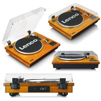 LENCO PİKAP LS-55WA AHŞAP KASA BLUETOOTH USB MP3 PLAYER DAHİLİ HOPARLÖRLÜ 1