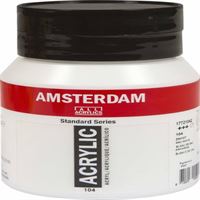 AMSTERDAM AKRİLİK BOYA 500 ML ZİNC WHİTE 104 1