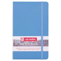 ART CREATİON ESKİZ DEFTERİ 13x21 DİKİŞLİ SERT KAPAK LAKE BLUE 140 GR LASTİKLİ 9314212M 1