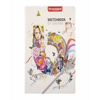 BRUYNZEEL ESKİZ DEFTERİ 21x30 DİKİŞLİ SERT KAPAK LASTİKLİ 60399004 1