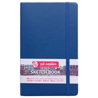 ART CREATİON ESKİZ DEFTERİ 13x21 DİKİŞLİ SERT KAPAK NAVY BLUE 140 GR LASTİKLİ 9314232M 1