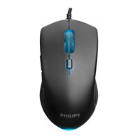 PHİLİPS MOUSE KABLOLU SPK9404 IŞIKLI SİYAH 4