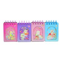 TAROS NOT DEFTERİ 7.5x10 ÜSTTEN SPRİRALLİ BONCUKLU KEDİ ÇİZGİLİ 16 LI 6717 1