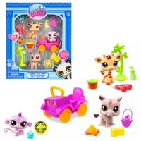 LİTTLEST PET SHOP MİNİŞLER 524 SAFARİ TEMALI 3 LÜ MİNİŞ FİGÜR 4+ 1