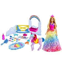 BARBİE GTG01 DREAMTOPİA BEBEK VE TEK BOYNUZLU AT 3+ 2